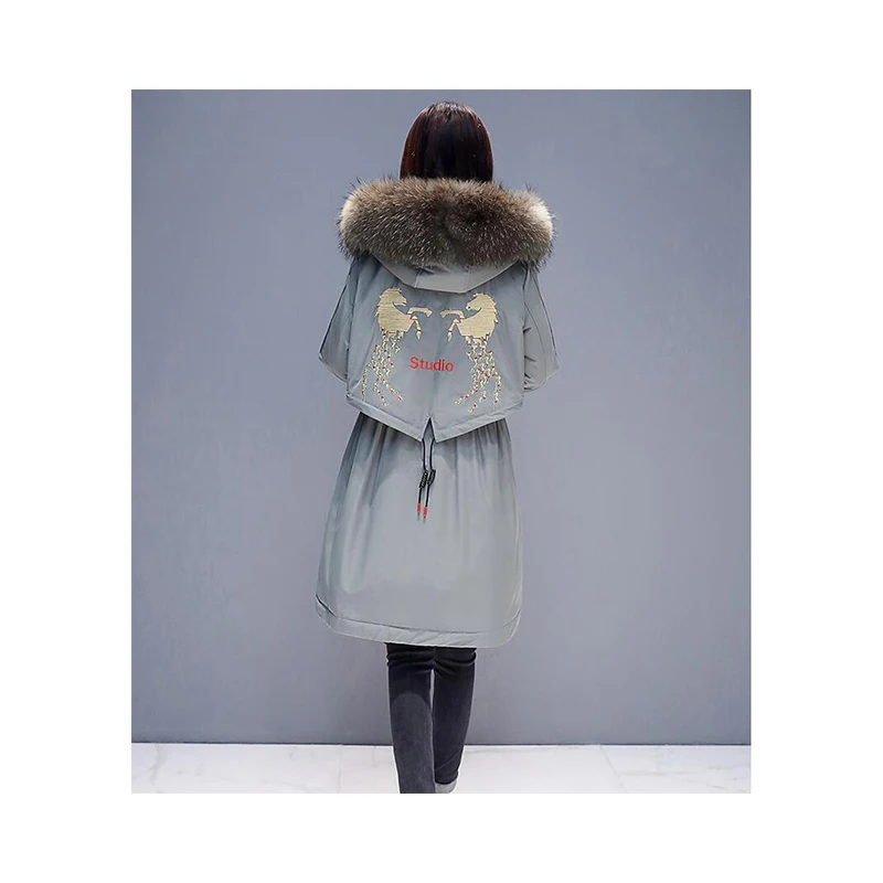Winter New Collection Hooded Women's Winter Coat Parka European Style Warm Stylish Women's Winter Jacket AA-503