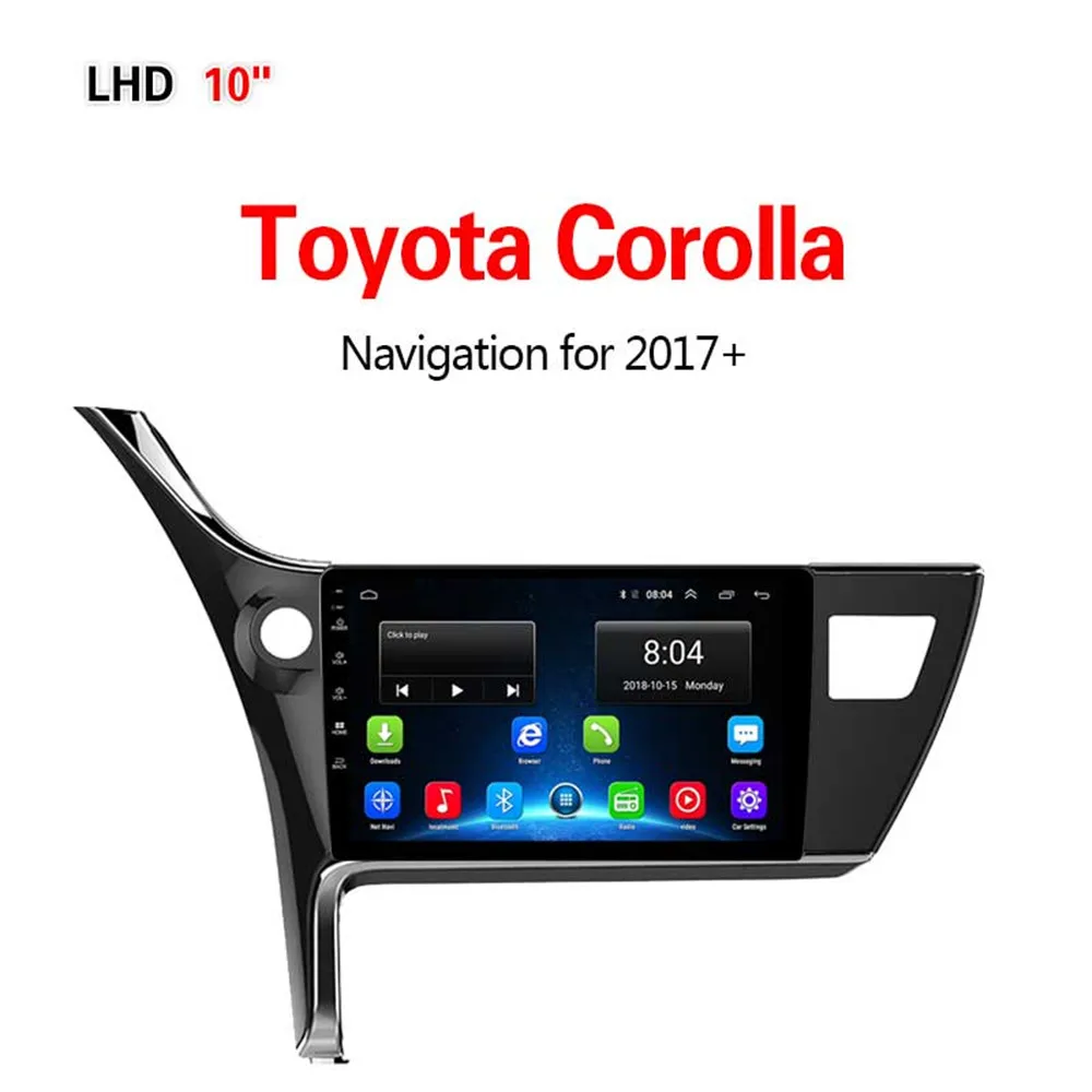 Lionet gps навигация для автомобиля Toyota Corolla+ 10,1 дюймов LT1015Y - Размер экрана, дюймов: 4G 2G32G