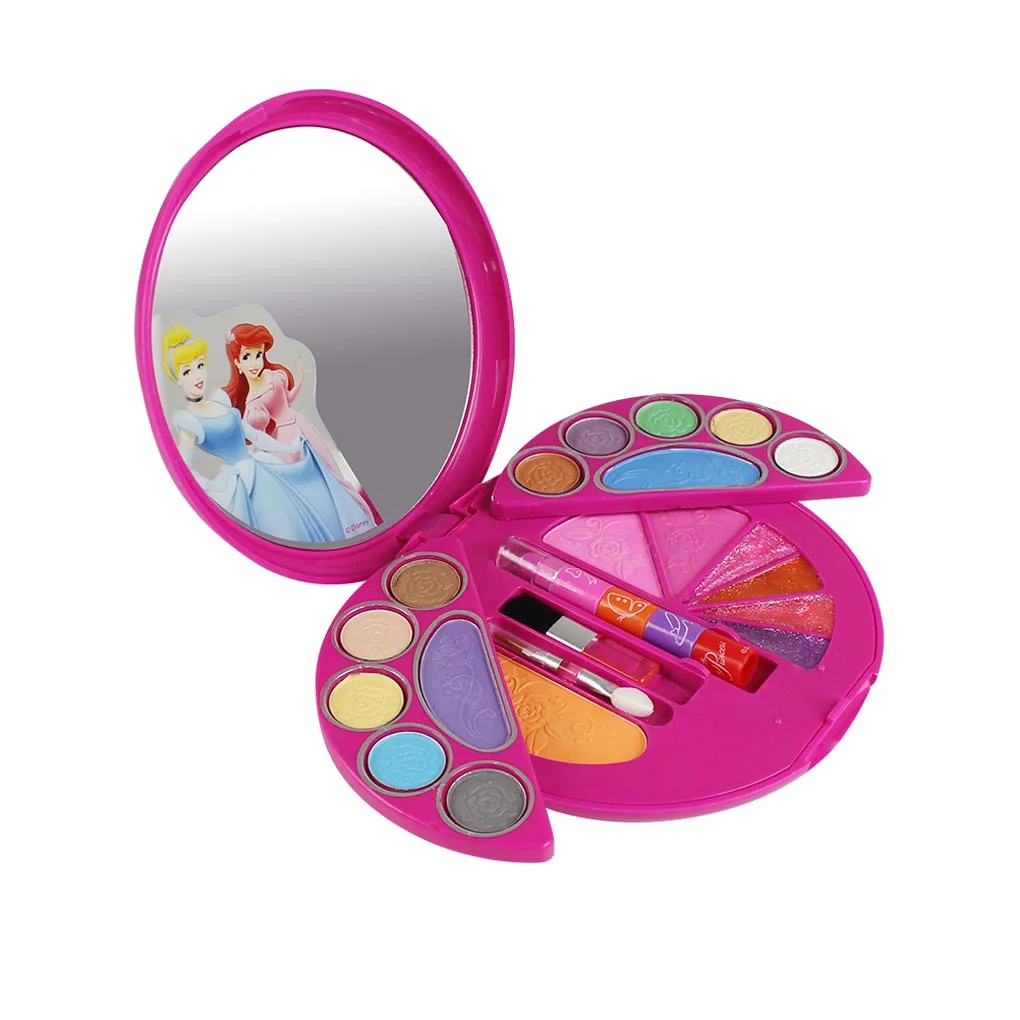 Disney Make up набор имитации косметики игрушка органайзер для хранения средств макияжа и красоты ребенок умный водорастворимый косметика