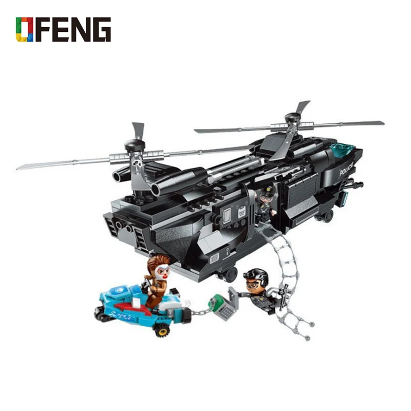 

Enlighten Building Block City BLock Missing-Eagle 3 MOC Educational Black Plane Figure Bricks Toys for Children Gifts
