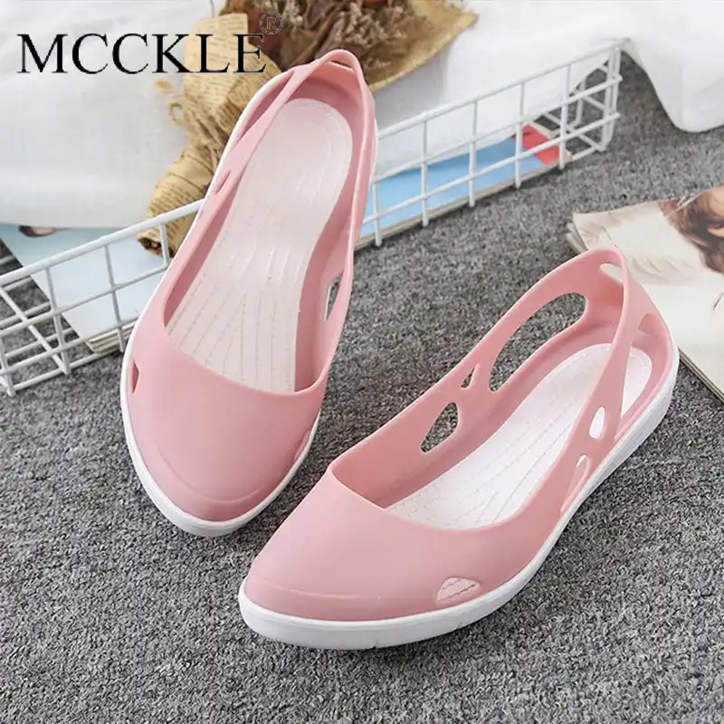 slip on jelly shoes
