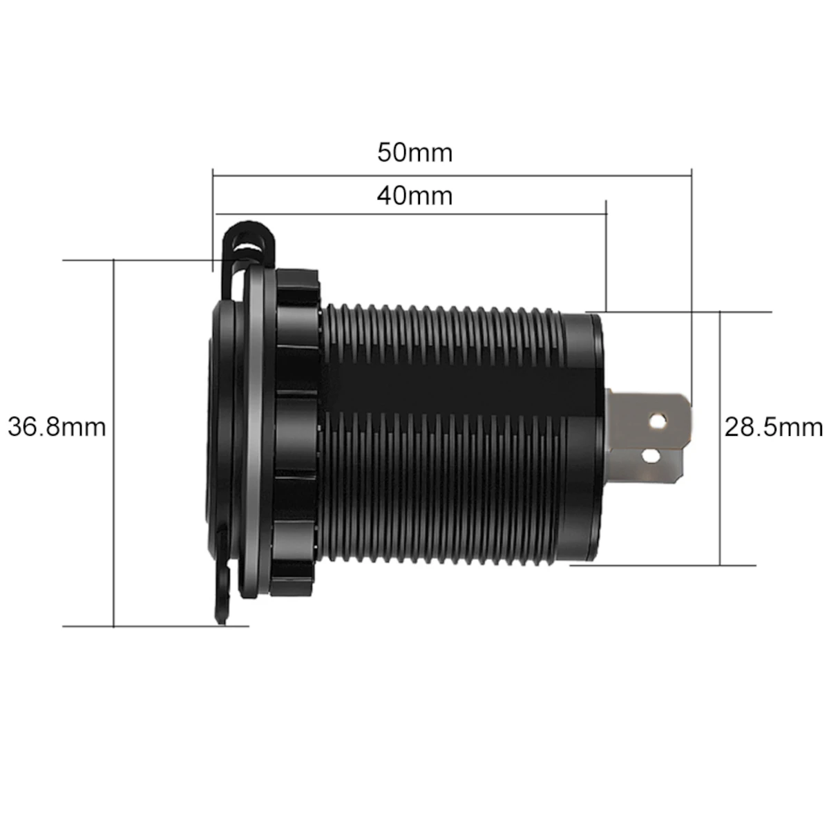 QC3.0  USB   12V/24V ڵ  Ʈ RV Ʈ  ġ ġִ    ܼƮ 