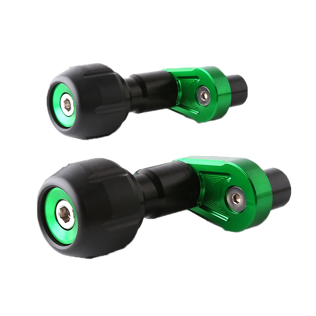 CNC алюминиевый сплав защита от падения ползунок рамка крушение защита для Kawasaki Ninja 400 - Цвет: Зеленый