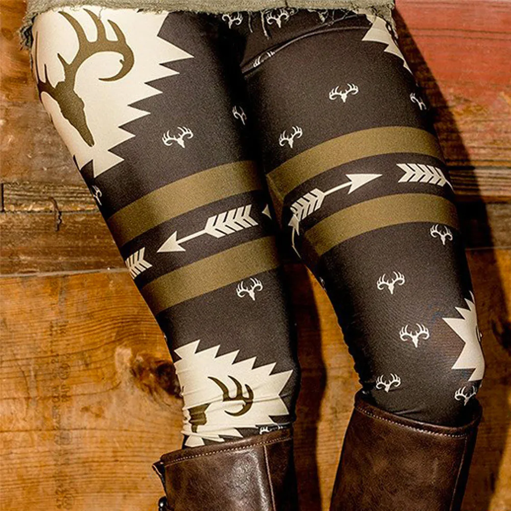 

Fashion Print Legging Women Punk Gothic Print Bottoms Spring Spring Pants Plus Size Casual Skinny Elastic Fitness Legging #N