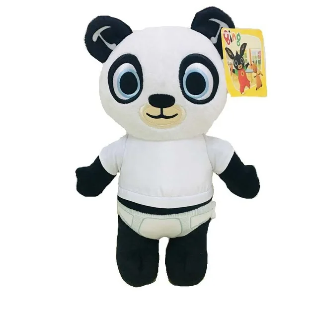 Bing Bunny Плюшевые игрушки sula flop Hoppity Voosh pando bing coco плюшевые куклы peluche Игрушки для детей на день рождения рождественские подарки - Цвет: 28cm