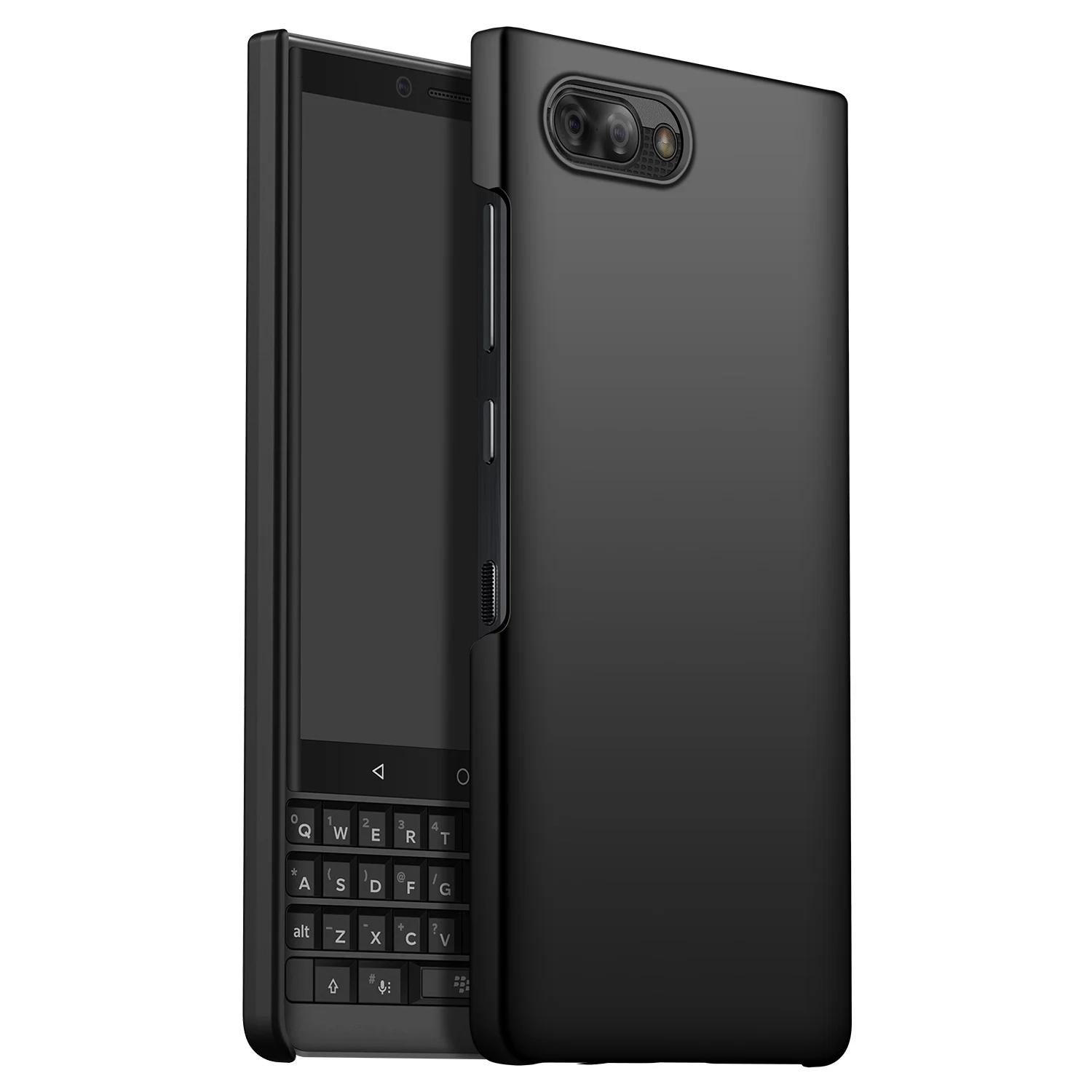 Smooth black Чехол для Blackberry Keyone 2 Le Высококачественный жесткий ПК Тонкий матовый защитный чехол для Blackberry Keyone 2LE KEY2 le - Цвет: Smooth black