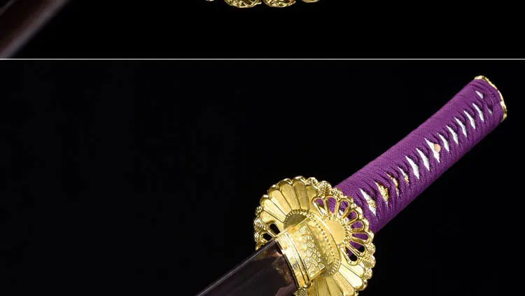 Home Decoration Katana Sword Purple scabbard and blade Beautiful color Fashion gift
