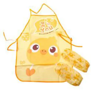 

Cartoon Children's Eat Aprons Waterproof Kitchen Chef Sleeveless For Cardboard And Paint Animal Printed