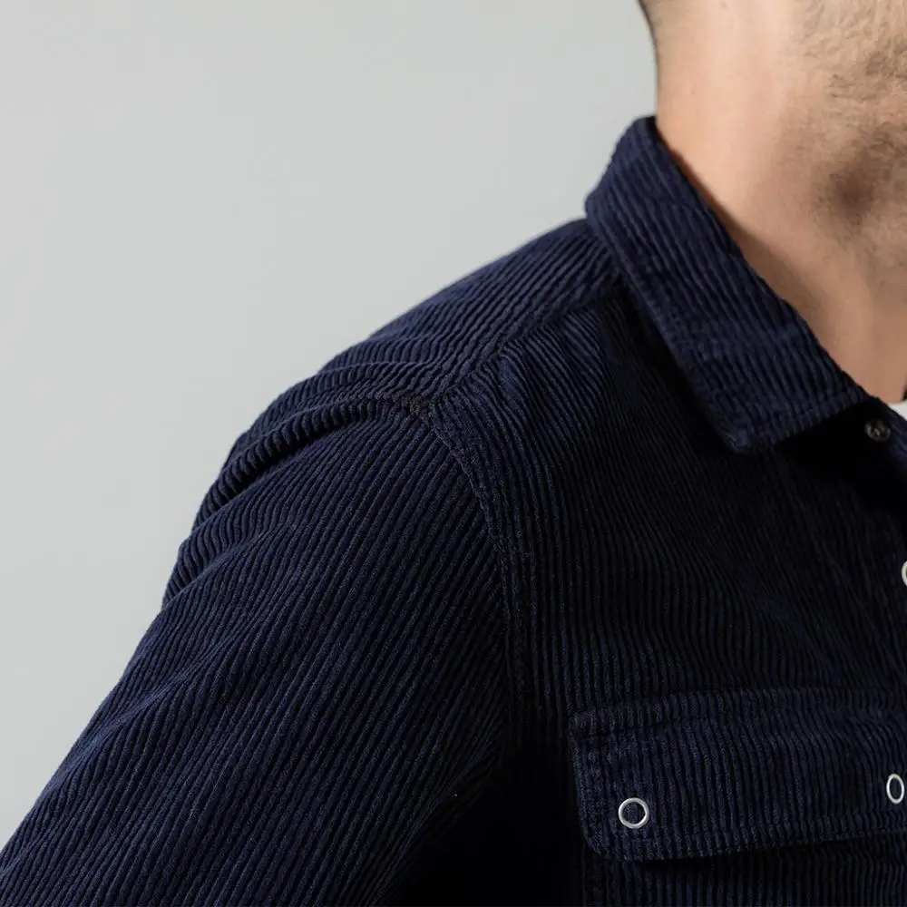 Skup SIMWOOD 2020 wiosna nowy sztruksowa kurtka mężczyźni trucker kurtka moda 100% płaszcze bawełniane odzież wierzchnia plus size odzież marki SI980670