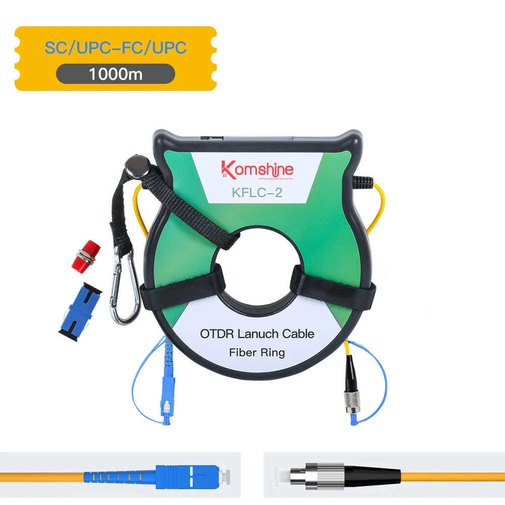 KomShine SM OTDR пусковое кольцо одномодовый G652D уничтожитель мертвой зоны волоконные
