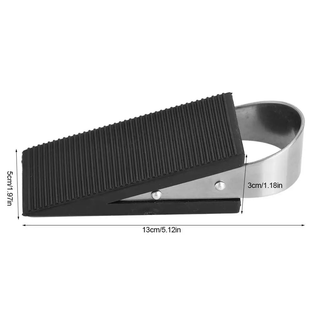 1 шт. резиновый дверной стопор защитный блок блокировщик пыли от ветра стопор протектор для дома детей офиса с нержавеющей стали Han