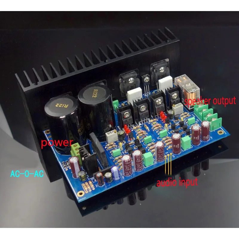 FULL-120W x 2 A3 заменяет LM3886 полностью симметричный двойной дифференциальный FET усилитель мощности плата UPC1237 схема защиты