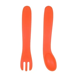 New Baby Feeding Utensils Soft Bend Design Feeding Forks Spoon Baby Spoon Safety Tableware Infant Learning Spoons New Baby Feeding Utensils Soft Bend Design Feeding Forks Spoon Baby Spoon Safety Tableware Infant Learning Spoons