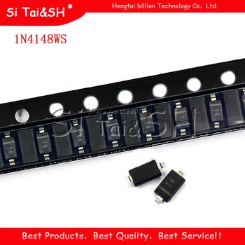 

100PCS sod323 smd surface mount small signal diodes T4 1N4148WS