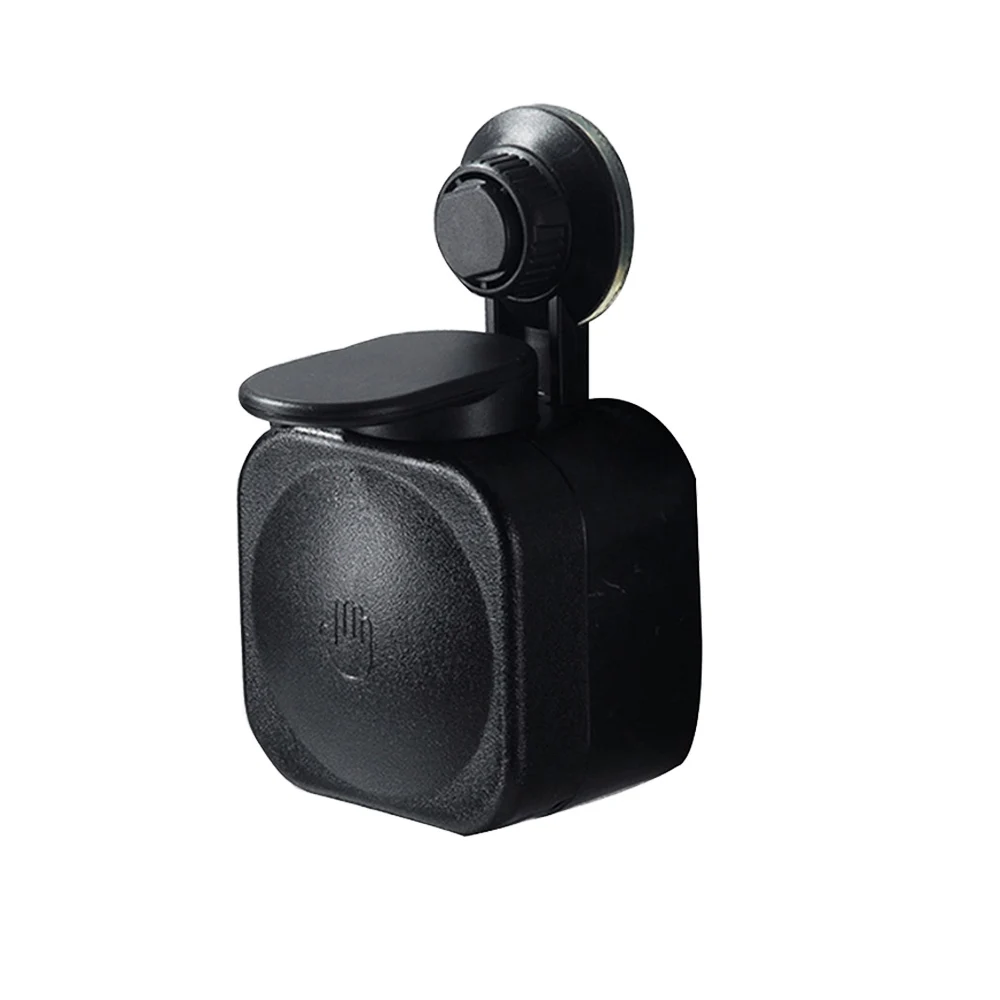 300ml New Liquid Soap Dispenser Wall-mounted Soap Dispenser Bathroom Accessories Hand Back Press Bottle Kitchen Soap Bottle - Цвет: Black