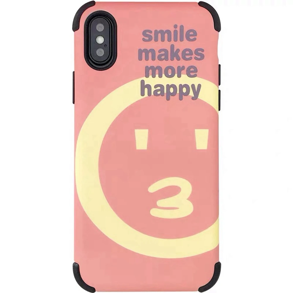 KISSCASE Симпатичные из мягкого ТПУ Телефон чехол для iPhone 6 6Plus 6S 6splus 7 8 7Plus 8Plus смайлик X