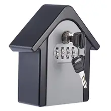 Keybox Lock Key Safe Box Outdoor Wall Mount Combination Password Lock Hidden Keys Storage Box Security Safes For Home Office