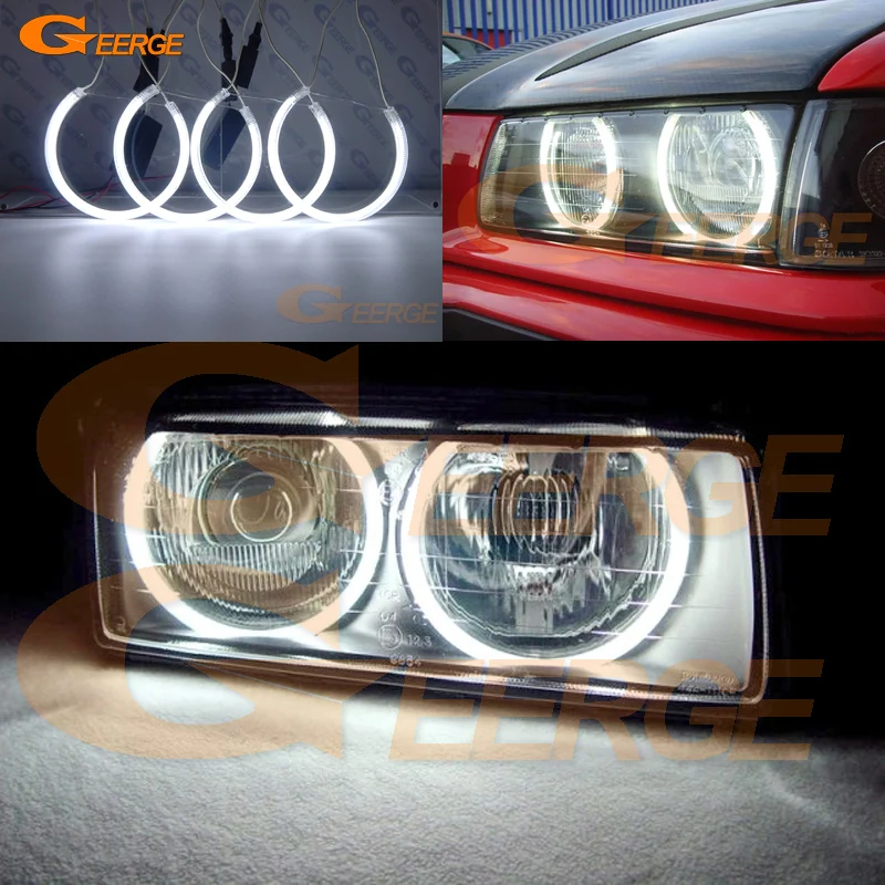 

Excellent Ultrabright headlight illumination CCFL Angel Eyes kit For BMW E36/318/320/323/325 1991-1998 angel eyes kit