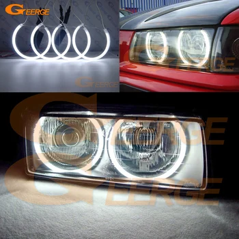 

For BMW E36 3 Series with Euro headlights 1992-1998 Excellent angel eyes Ultra bright illumination CCFL Angel Eyes kit Halo Ring