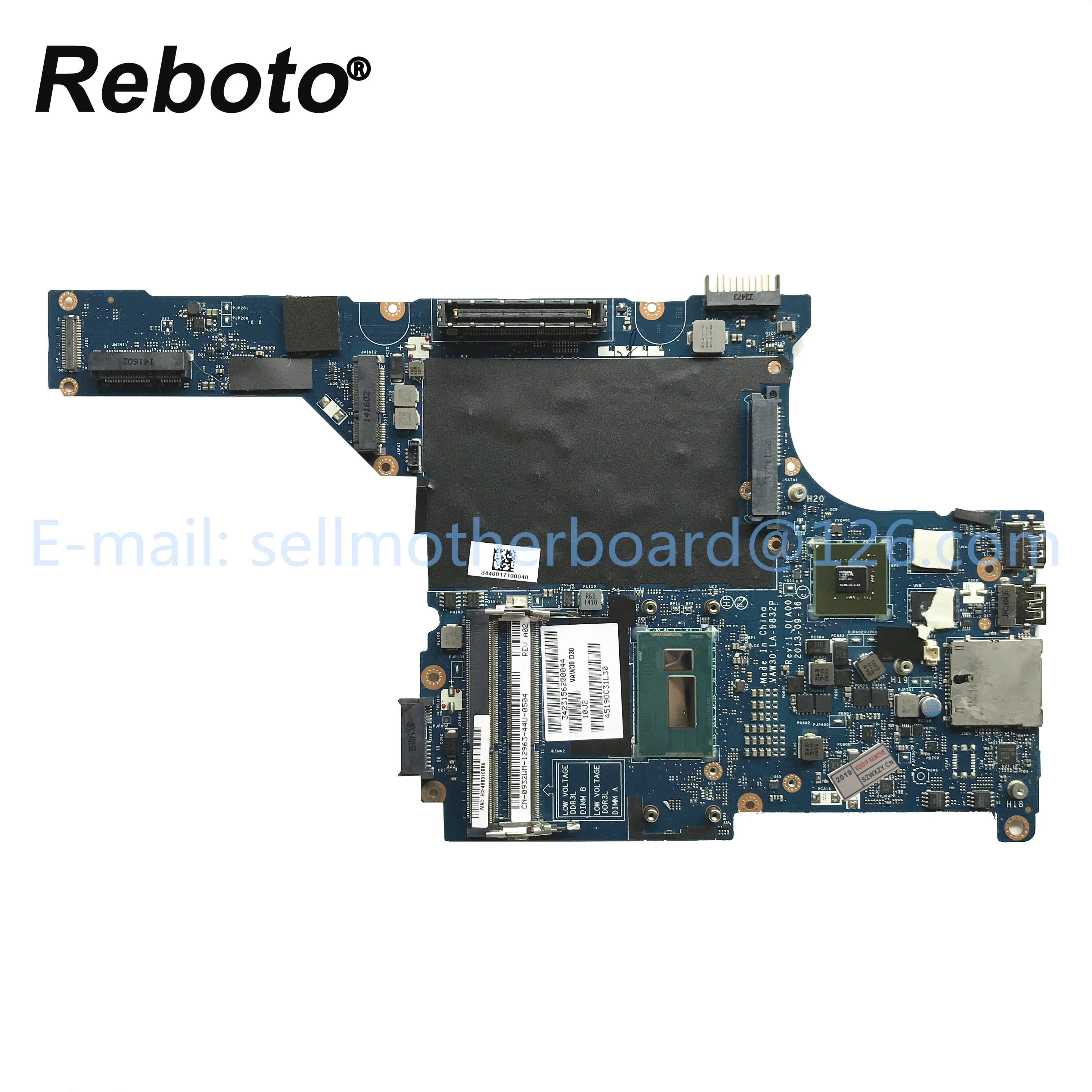 Для DELL E5440 Материнская плата ноутбука VAW30 LA-9832P с SR1ED i5-4300u CN-0932WM 0932WM N14M-GE-S-A2 мб тестирование Быстрая