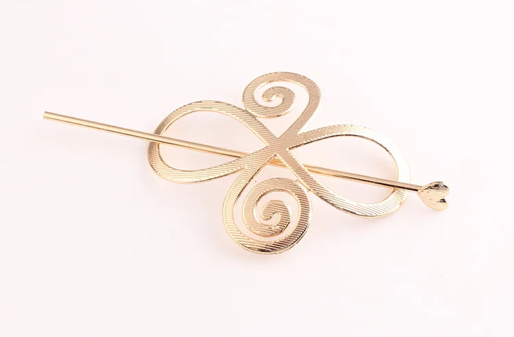 Versatile South Korea Star Heart Barrettes Hairpin Exaggeration Hairpin Head Accessories Hairpin Ponytail Hairpin Up-do Hair Acc