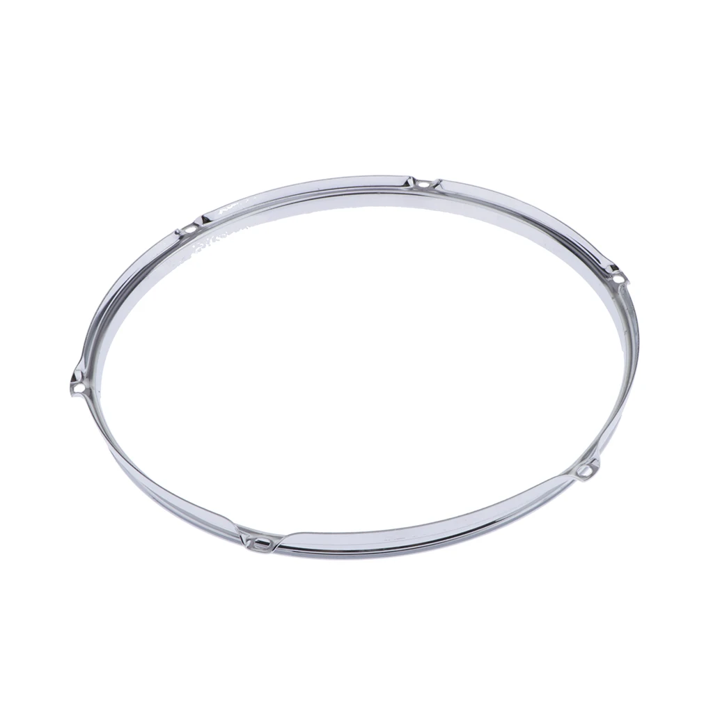 Pair of 14-Inch Die Cast Hoop 6 Lug Snare Side Drum Hoop 1.5mm