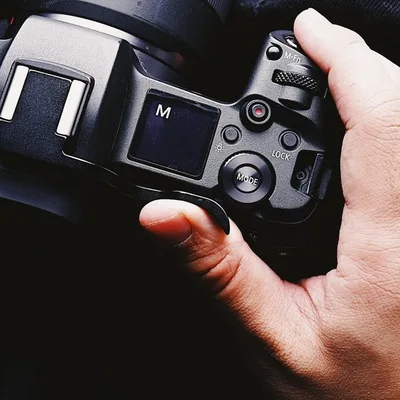 Hot Shoe Thumb Up Grip Camera Hand Grip With leather protect For Canon EOS R - Цвет: Without  Sticker