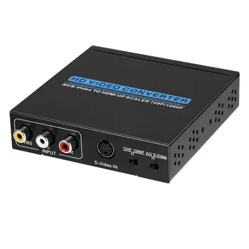 

No Signal Interference Av/S-Video To Hdmi Up Scaler 720P/1080P Hd Video & Audio Converter Compliant Vga/Svga/Xga/Sxga/Uxga