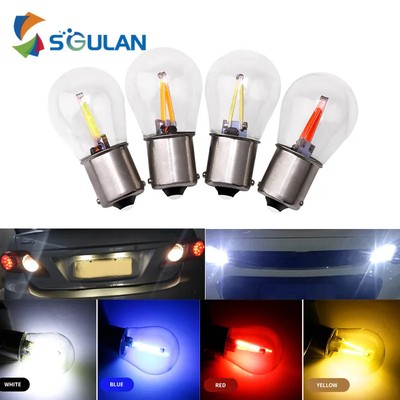 2x P21W 1156 1157 BA15S BAY15D Car COB LED Light Bulbs No Error Auto Turn Signal Lamp Reverse Lamp White Red 12V
2x P21W 1156 1157 BA15S BAY15D Car COB LED Light Bulbs No Error Auto Turn Signal Lamp Reverse Lamp White Red 12V