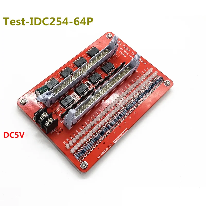 Other Gadgets IDC 64Pin Cable Tester Test Card 2.54mm Cable IDC 864P