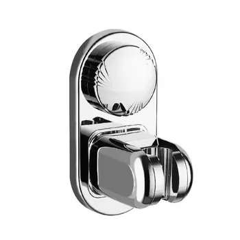 

1pc Sliver Adjustable Bathroom Shower Head Holder Wall Mount Bracket Suction Cup for Bathroom Accessories Handheld Holder