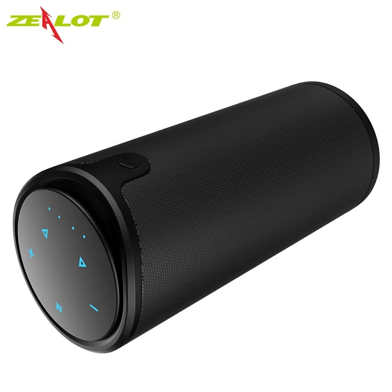 ZEALOT S8 Wireless Bluetooth Speaker Stereo Portable Subwoofer Touch Control Sound Box AUX TF Card Handsfree Mic