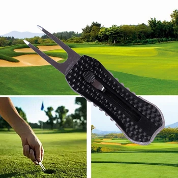 

Hot Golf Club Ball Putting Green Fork Divot Lawn Putting Tool Set Stainless Steel Golf Equipment Training Accessories