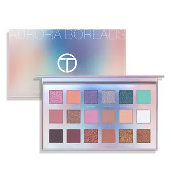 

O.TWO.O18 Colors Northern Lights Eyeshadow Palette Even Skin Tone Silky Fine Powder Easy To Apply Strong Adhesion Draw Eyeshadow