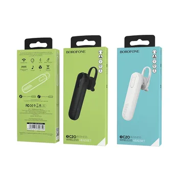 

Bluetooth headset borofone BC20 Smart Business White