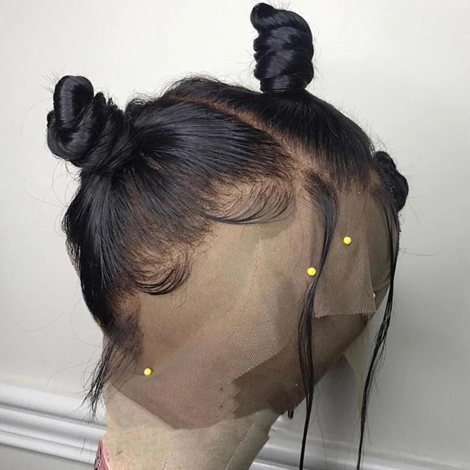 

360 Lace Wig Lace Frontal Human Hair Wigs For Black Women Brazilian Straight Remy Hair Freeshipping