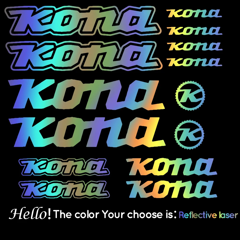 kona bike decals
