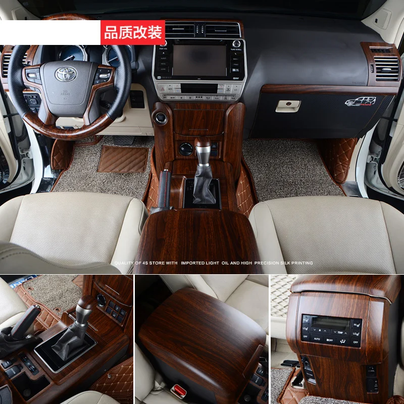 Интерьер древесины тире отделка комплект 35 шт. для TOYOTA Prado Land Cruiser FJ150- LHD модель