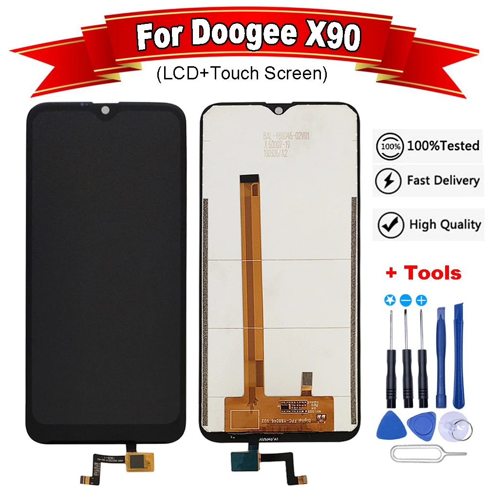 ЖК-дисплей и сенсорный экран Для Doogee X90 100% оригинальный протестированный ЖК-экран