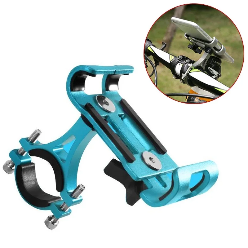 

2019 New Aluminium Alloy Bike Phone Holder 3.5-6.5" Cell Phone GPS Mount Holder Bicycle Phone Support Cycling Bracket Mount