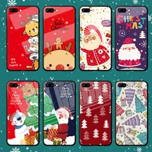

Christmas and New Year glass phone case cases for huawei honor 50 30 20 pro SE