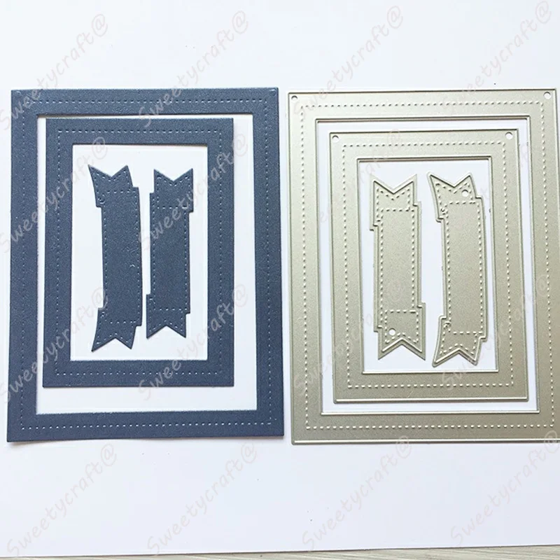 Stitch Rectangle Cutting Dies 02