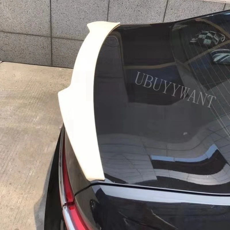

For Audi A6 ABS Plastic Carbon Fiber Color Spoiler 2019 2020 Primer Exterior Car Tail Trunk Boot Wing Decoration Rear Spoiler