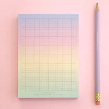 

100pcs/pack Large Note Pads Colorful Paper Series Planner Stickers Creative Students Daily Memo Pad Stationery