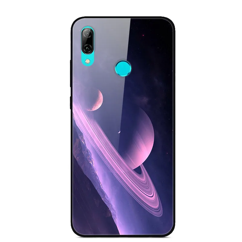 Для huawei P Smart Z чехол из закаленного стекла Космический крышка Чехол для телефона P Smart Z чехол с рамкой из термополиуретана для huawei PSmart Z STK-LX1 бампер