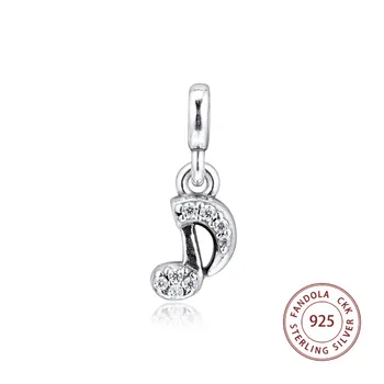 

Me Series Fits Europe Bracelet Argent Charm 925 Sterling Silver My Musical Note Dangle Charms Beads for Jewelry Making kralen