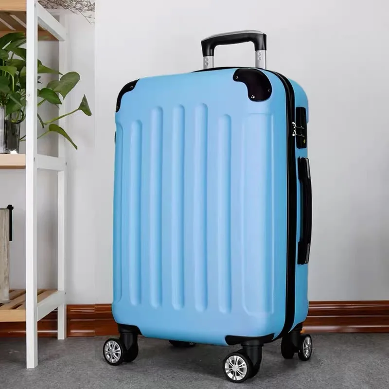 Firstmeet 20/24 дюймов ABS багаж на колёсиках унисекс 28 дюймов Универсальный чемодан на колесиках для путешествий высокое качество багажная коробка - Цвет: Blue