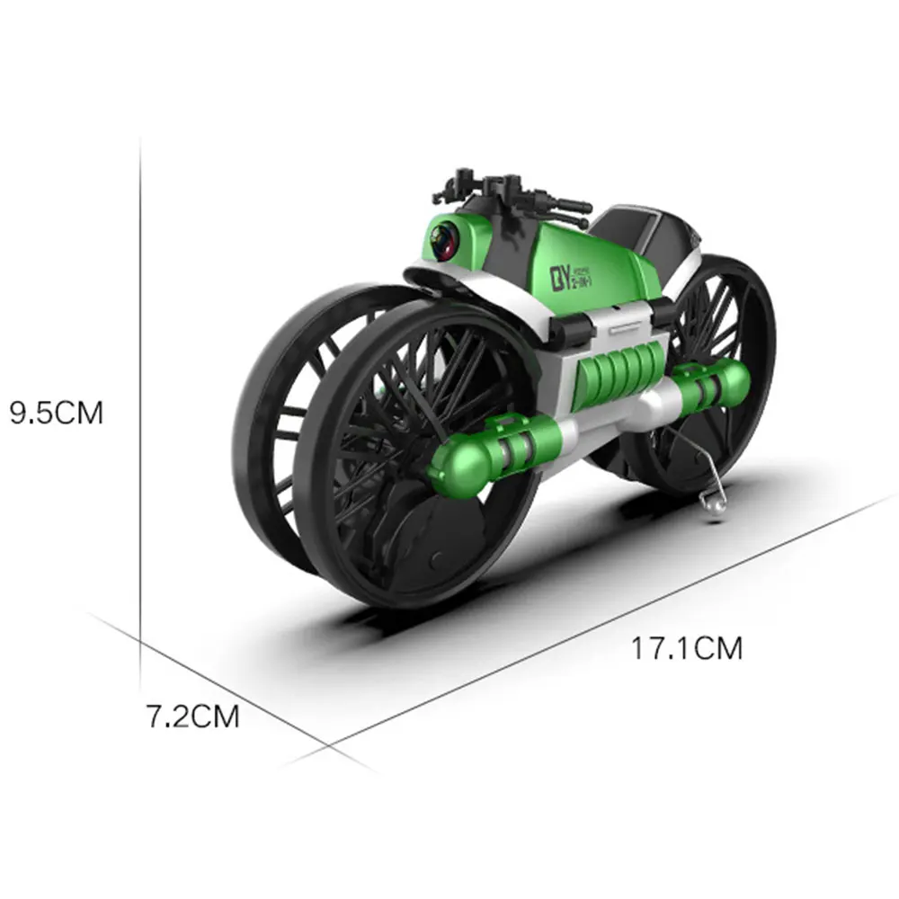 WiFi FPV RC Дрон мотоцикл 2 в 1 складной вертолет камера 0.3MP высота удержания RC Квадрокоптер мотоцикл Дрон