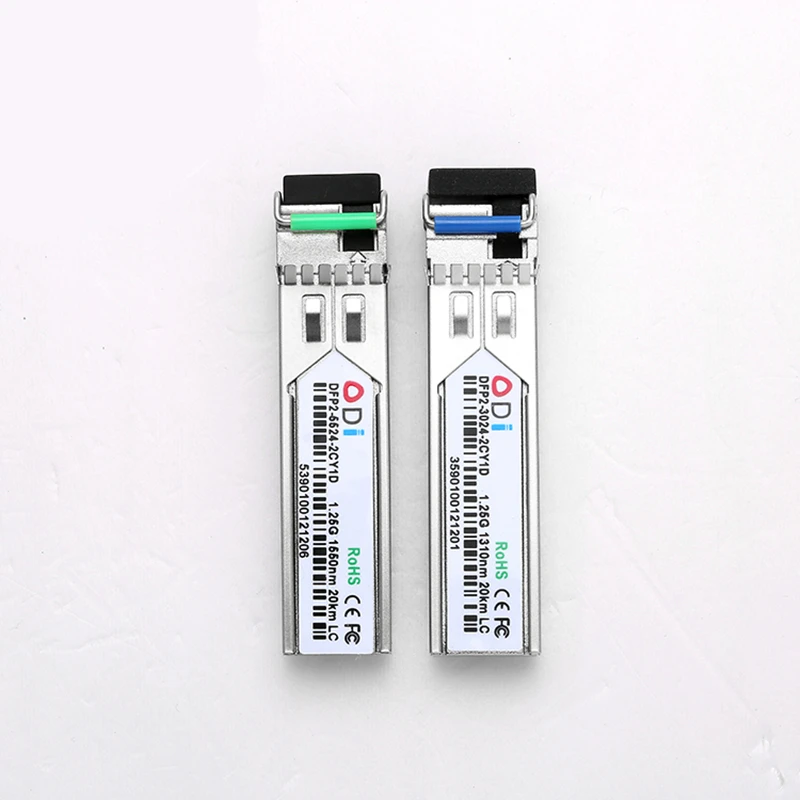 Пара модуль для OLT ONU переключатель SFP20km оптический приемопередатчик sfp 1,25g 20km 1550/1310nm lc SC/FC/ST пара 1310nm/1550nm