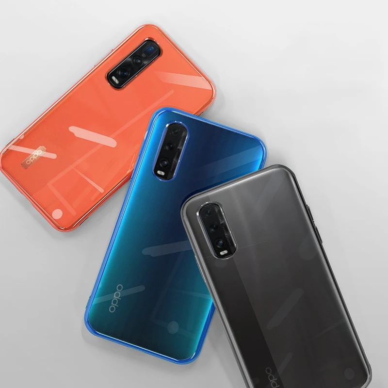 Роскошные Чехлы для OPPO Find X2 Pro Neo Lite Global Fundas Coque FindX2 X2Pro X2Neo X2Lite Soft Transparent силиконовые